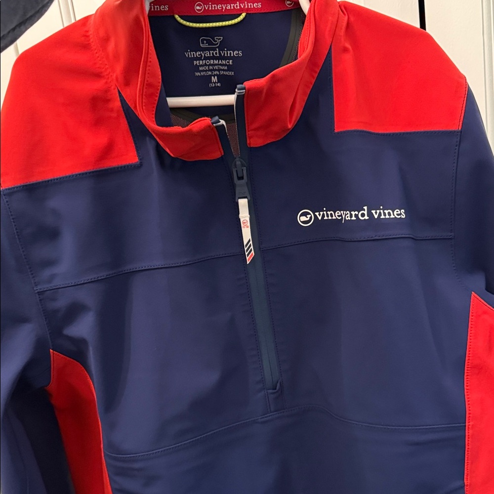 Vineyard Vines Performance Quarter-Zip Rain/sailing jacket - Picture 3 of 6